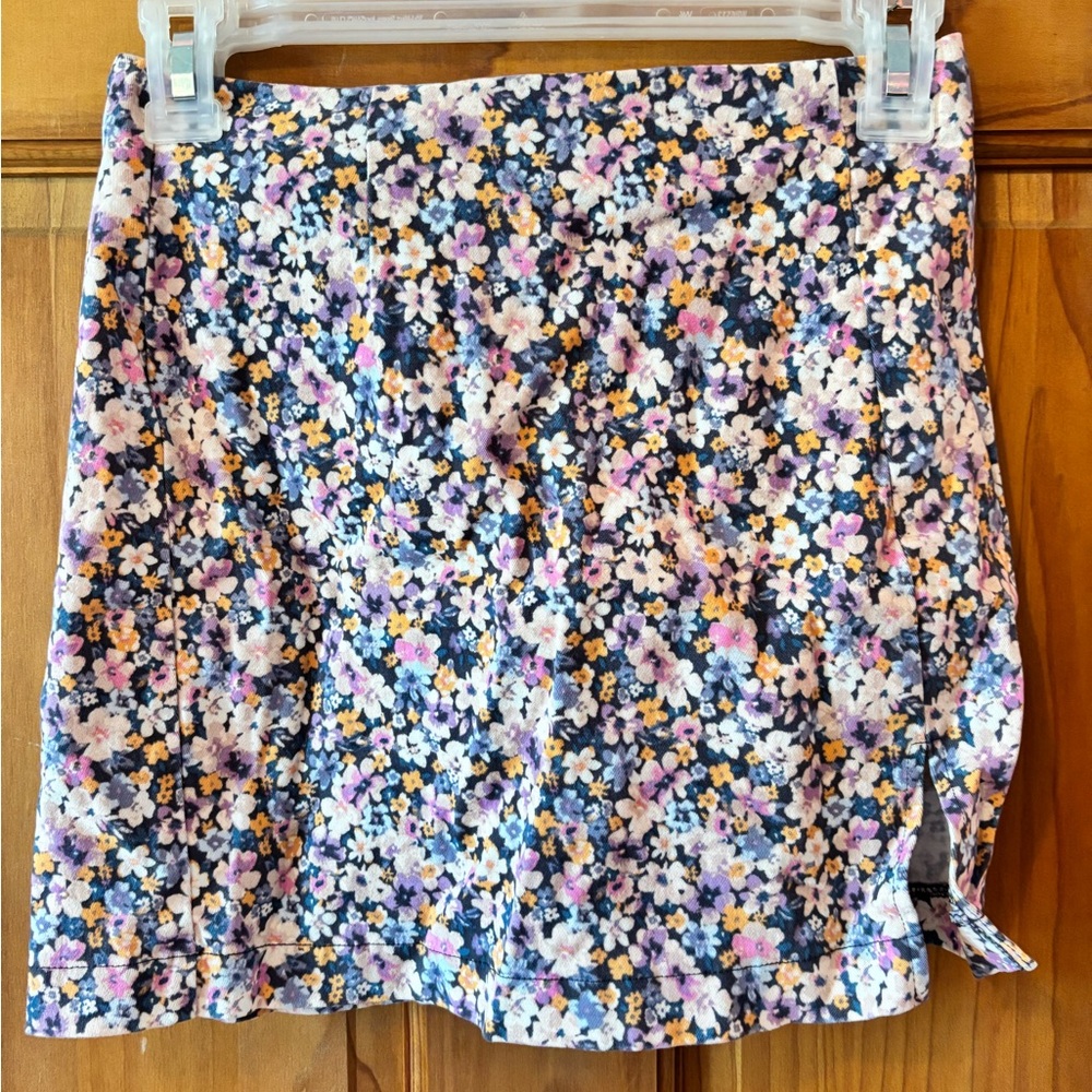 Wild Fable Floral Mini Skirt